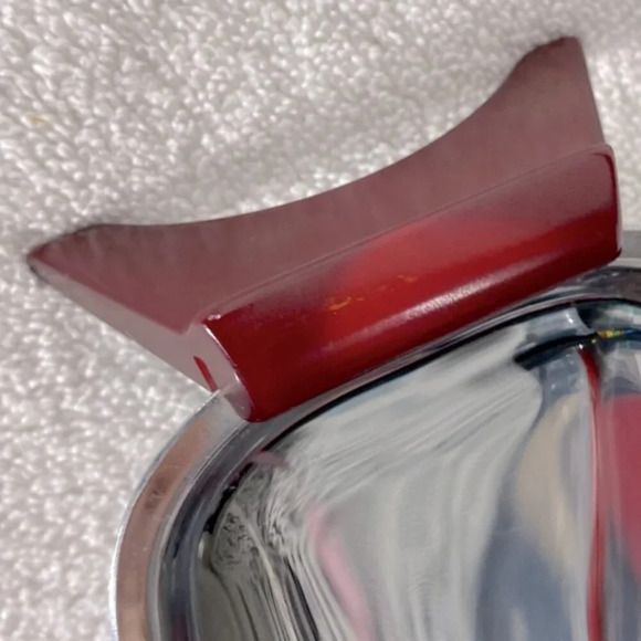 Vintage Glo Hill Gourmates Chrome Serving Tray With Bakelite Handles - Picture 9 of 12